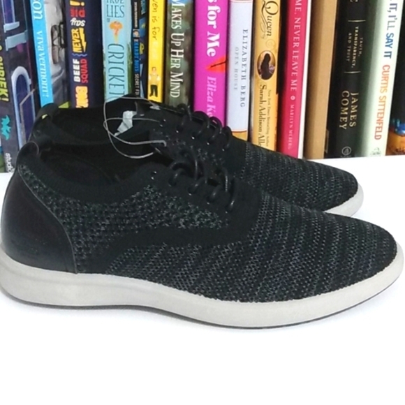 G.H. BASS CONNER KT BLACK COMFORT STRETCH OXFORD SHOES SIZE  display picture 2